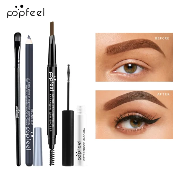 Makeup Kit For Eye Women Cosmetics Set Travel Eyeshadow Eyebrow Pencil Eyeliner Mascara Makeup Brush Eye Korean Beauty Full Kit - Image 5
