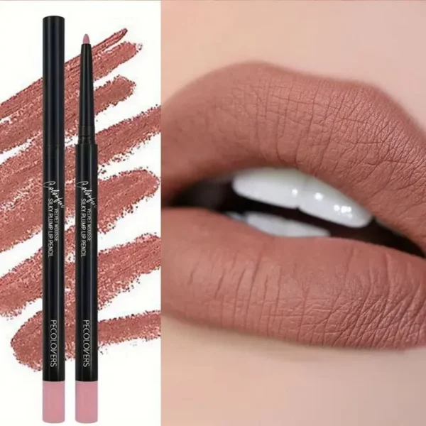Nude Matte Lip Liner Pencil Lipstick Tint Makeup Waterproof Lasting Non-stick Lipstick Lip Liner Cosmetic - Image 3