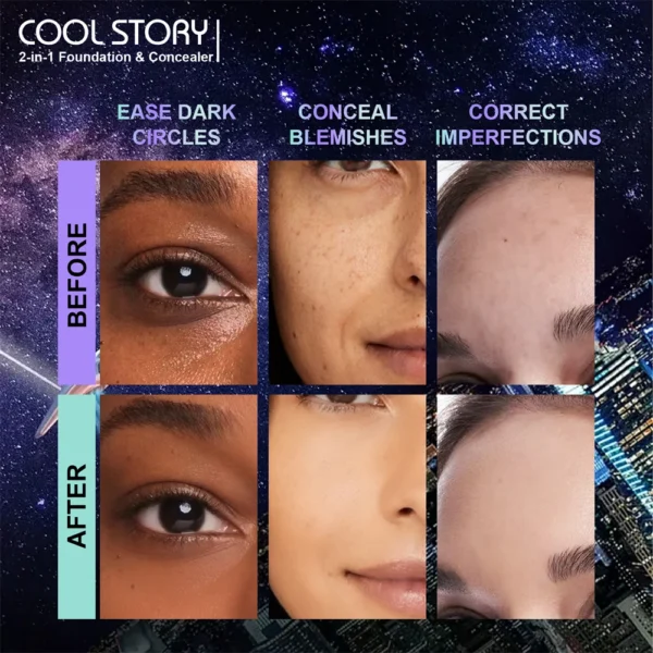 10 Color Lasting Face Foundation Cream Oil-Control Matte BB Cream Liquid Full Coverage Waterproof Hydrating Brighten Concealer - Image 5
