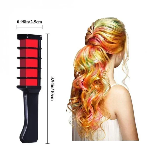 6/1pcs Hair Dye Comb Mascara Design Crayons For Hair Coloring Chalk Temporary Dye Pencil Mini Disposable Professional Hair Dyes - Image 6