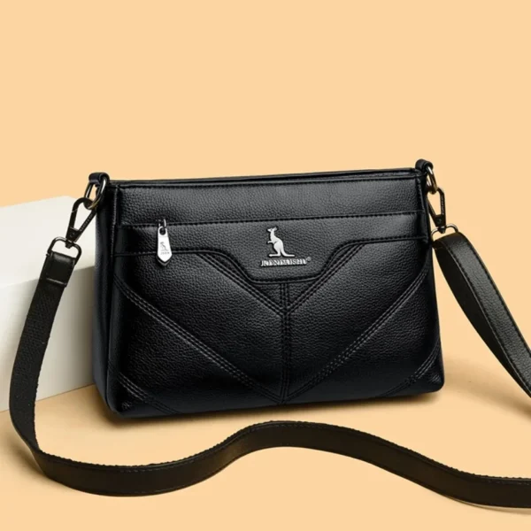 Classical Shoulder Bags For Women Solid Color Purse Ladies Quality Leather Crossbody Bag Messenger Casual Commuting Sac A Main