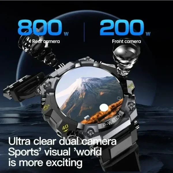Watch 5g Full Netcom Smartwatch 1.5 inch Amoled HD Screen inset 4g/5g Sim Card GPS WIFI IP68 Waterproof Swimming Smart Watch - Image 5