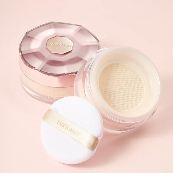 Lightweight Soft Glow Loose Powder Waterproof Sweatproof Long Lasting Oil Control Fixing Loose Powder for Students - Image 3