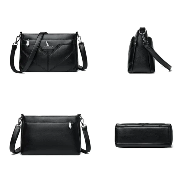 Classical Shoulder Bags For Women Solid Color Purse Ladies Quality Leather Crossbody Bag Messenger Casual Commuting Sac A Main - Image 5