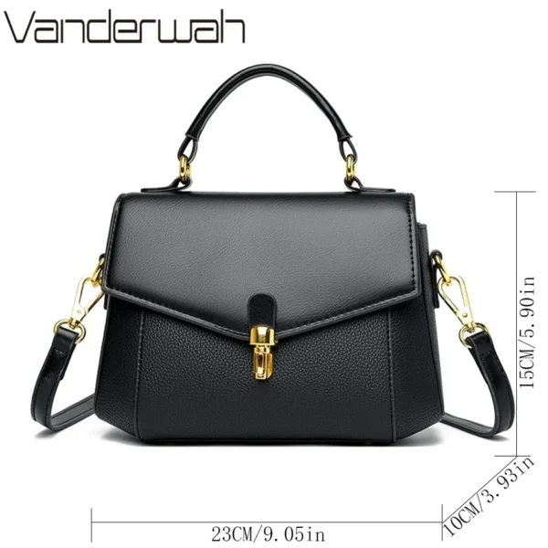 Luxury Women Handbags and Purses Casual Style Designer Crossbody Bags High Quality Leather Shoulder Messenger Bag 2024 Small Sac - Image 4