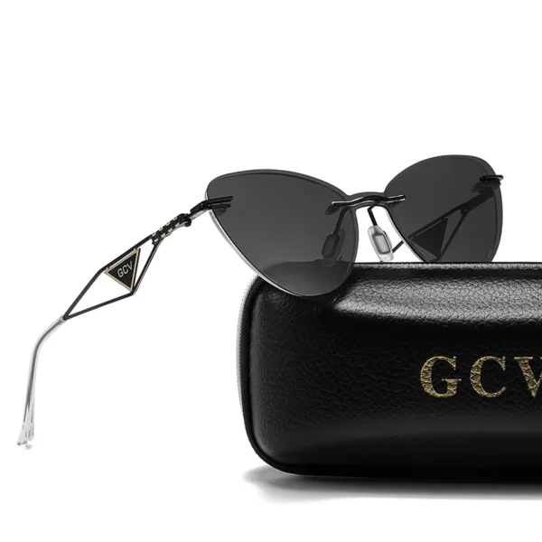 GCV Brand new Women 2 In 1 Polarized Sunglasses Anti blue light glasses butterfly frame multifunctional Medical applicability - Image 4