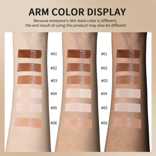 Stick Foundation Balm Serum Boosted Skin Tint Foundation Stick Smooth Plumper Hight Coverage Travel Bronze Foundation Stick Make - Image 5