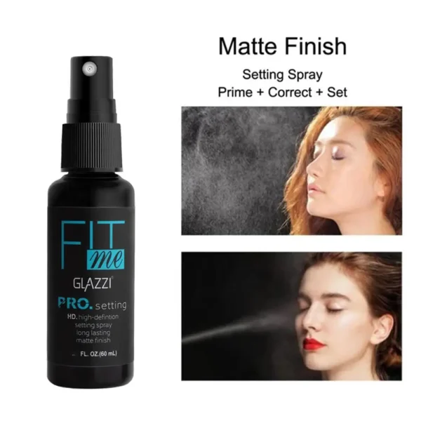 60ml Makeup Setting Spray Long Lasting Makeup Fixer Moisturizing Face Mist with Skin Care All-Day Wear No Smudge - Image 5