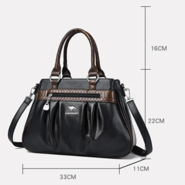 Three Layers Luxury Casual Tote Women Bag High Quality Pu Leather Ladies Hand Bags for Women Big Shoulder Crossbody Bags Sac New - Image 5