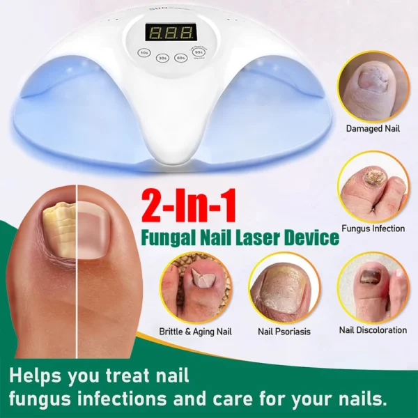Electric Fungal Nail Laser Device Repair Fast Nails Fungus Onychomycosis Repair Toenail Fingernail Removes Nail Fungus Foot Care - Image 2