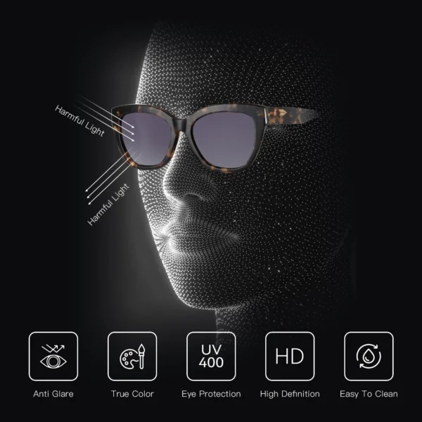 ZENOTTIC Fashion Printing Butterfly Polarized Sunglasses Handmade Acetate Sun Glasses for Women Driving UV400 Protection - Image 5