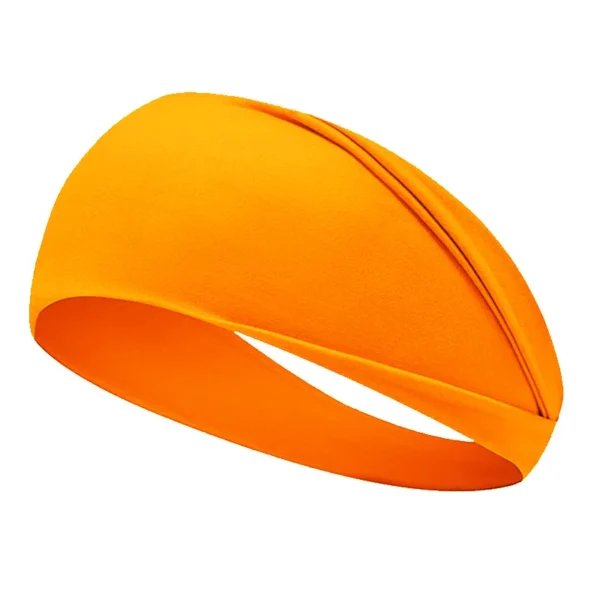 Fluorescent Sport Headband Yoga Sweat-absorhing Hairband Wide Elastic Headband - Image 4
