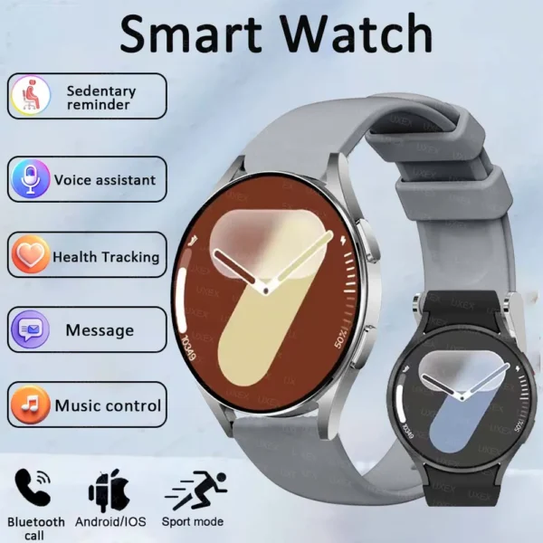 2025 Smart Watch App Control Men Women Classic Health Tracking Fitness Holiday Gift Sport Custom Photo Bluetooth Call Smartwatch