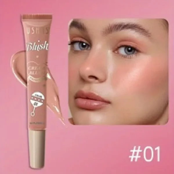 4-color Multifunctional Liquid Blush Waterproof Long Lasting Eye Shadow Lip Cheek Dual-purpose Blush Stick Makeup Cosmetics. - Image 5