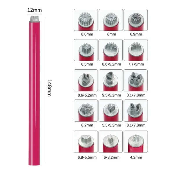 4/6/10pcs Nail Art Flowers&Butterfly Stamp Pen Set for Nail Assorted Patterns DIY Art Stamping Tool for Women Beauty Accessories - Image 6