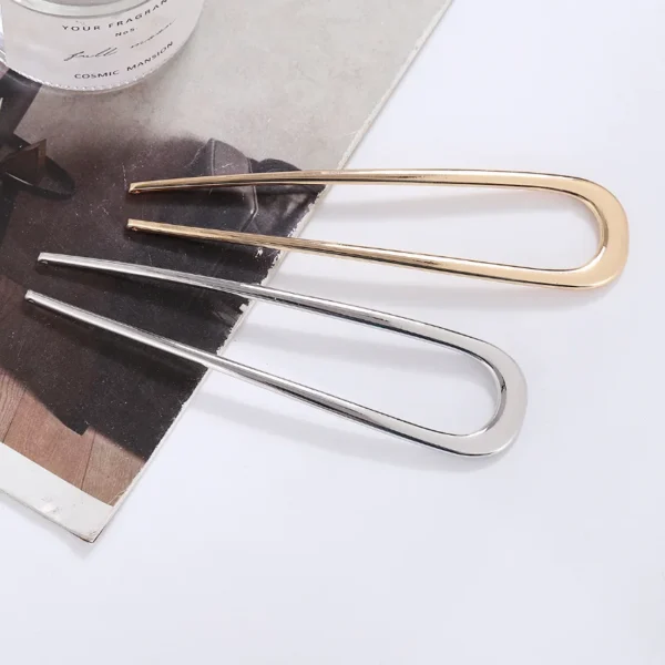 New Simple U Shaped Hairpin Metal Hair Sticks U French Hair Clips Pins Fashionable Hair Jewelry Accessories for Women Wholesale - Image 5