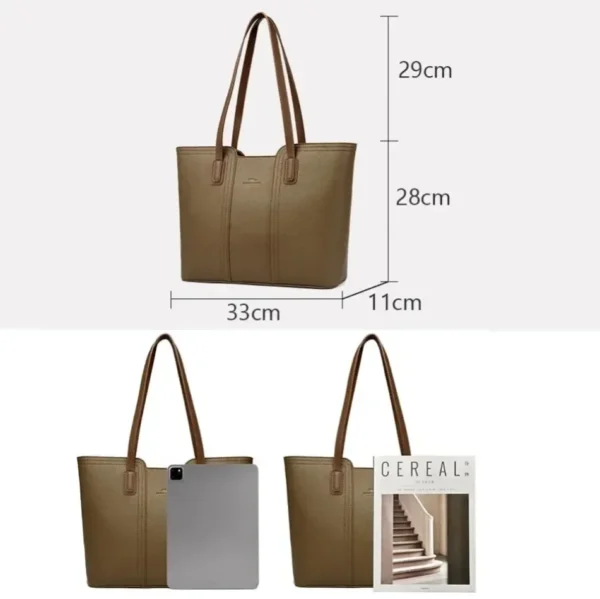 Genuine Brand 3 Layers Women Bags Designer HIgh Quality Soft Leather Large Women 2024 Shoulder Bag Messenger Handbag 2024 - Image 4