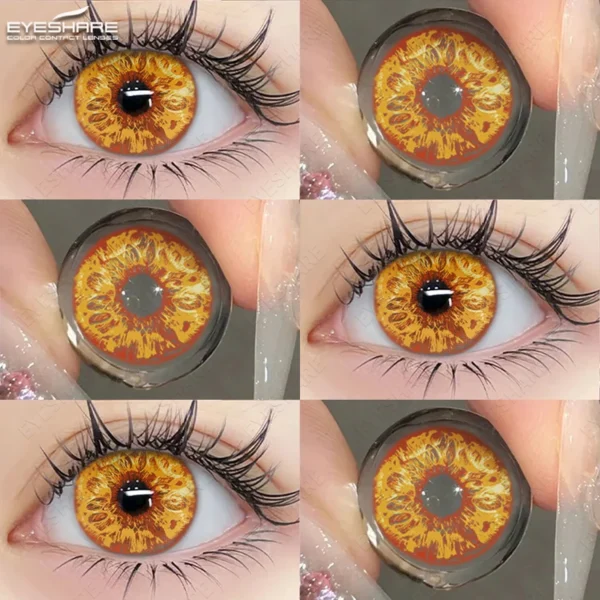 EYESHARE Halloween Color Contact Lenses For Eyes Anime Cosplay Colored Lenses Blue Lenses Contact Lens Beauty Eye Makeup - Image 3