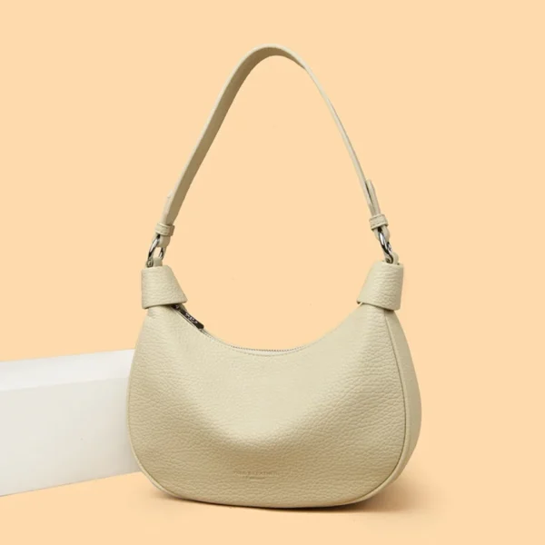 Two Belt Strap Soft Lichi Pu Leather Shoulder Bag Women's Crossbody Bag Female Small Hobos Armpit Purses and Handbag Sac A Main - Image 2