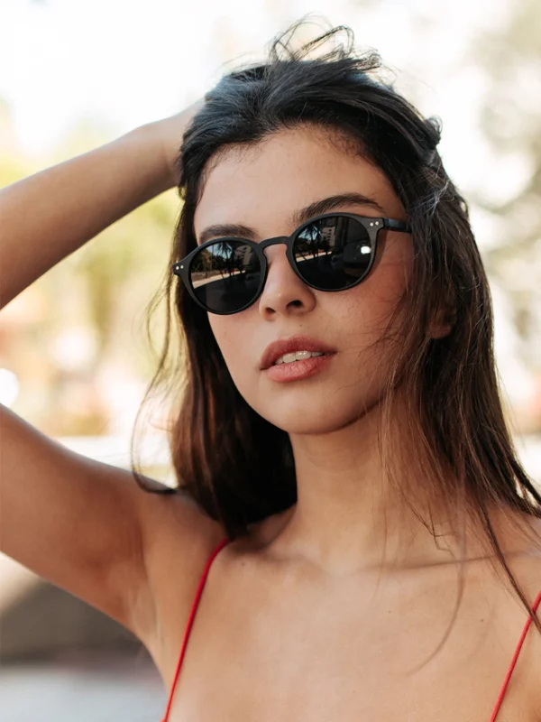 ZENOTTIC Retro Small Round Polarized Sunglasses Men Women Lightweight Vintage UV400 Polarized Lenses Fashion Shades