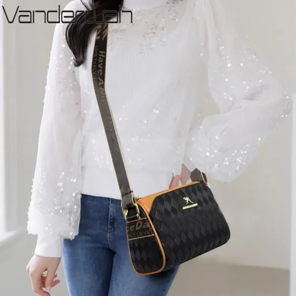 Luxury Women's Handbag Designer Women's High Quality Soft Square Bag Fashion Trend Crossbody Bags for Women 2024 Shoulder Bag - Image 3