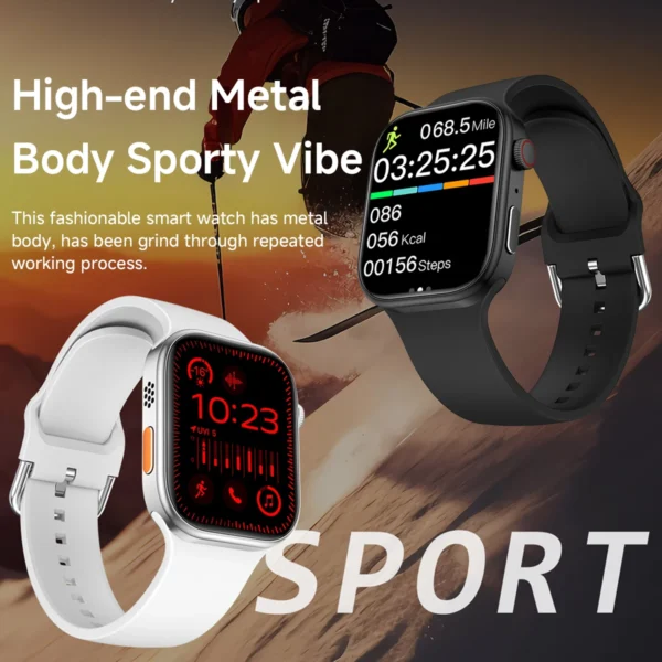 2025 Smart Watch 1.83" HD Screen Bluetooth Call Heart Rate Monitoring 120+ Sports Modes Waterproof for Men Woman Smartwatch Gift - Image 2