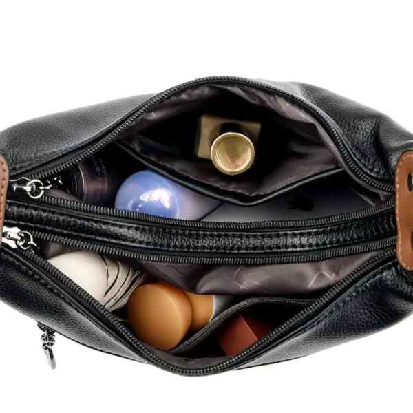 High-Quality Women's Leather Handbag Luxury Designer Shoulder Crossbody Bag Ladies' Casual Messenger Bag Sac De Luxe Femme - Image 6