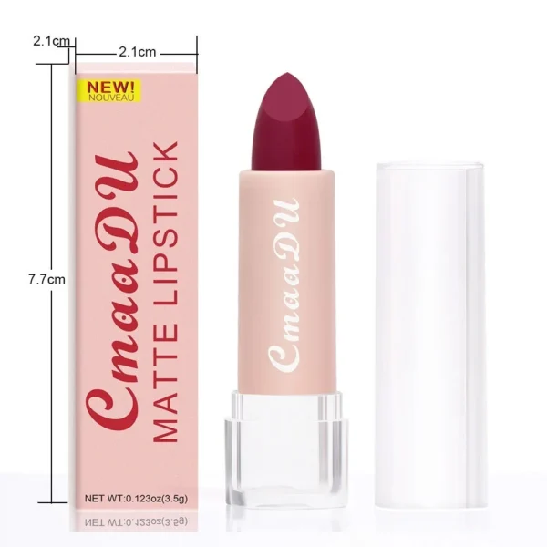 15Color Velvet Matte Lipstick Long Lasting Waterproof Non-Stick Sexy Women's Lip Makeup Lip Gross Tint for Perfect Lips - Image 6