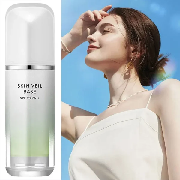 3 in 1 Face Primer for Even Skin Tones Moisturizing Sunscreen SPF23 Face Primer Invisibles Pore Isolation Cream for Daily Use - Image 4