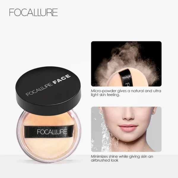 1/2/4PCS Face Loose Powder Mineral 3 Colors Waterproof Matte Setting Finish Makeup Oil-control Professional Womes Cosmetics - Image 2