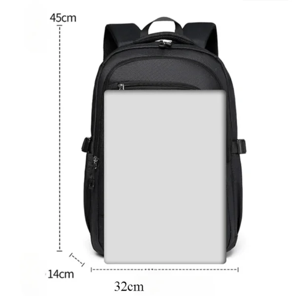 Men And Women 15.6 inch Large-capacity Leisure Backpack, Simple And Fashionable Computer Backpack, Travel Backpack ﻿ - Image 2