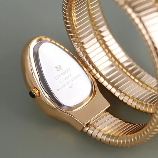 Simple AAA Snake Quartz Watch Women Classic Fashion Hot Sell Luxury Steel Watch Dress Design Bracelet Gold Sliver Watch Clock - Image 4