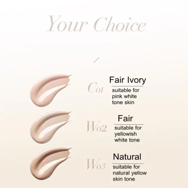 UODO Matte Face Make Up Liquid Foundation Primer Oil Control Hydrating Moisturizing Concealer Skin Care Long-lasting - Image 3