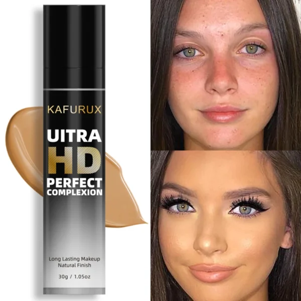 8-Color Face Foundation Cream Oil-Control Matte Concealer Waterproof Liquid Full Coverage Nude Base Professional Makeup Products - Image 2