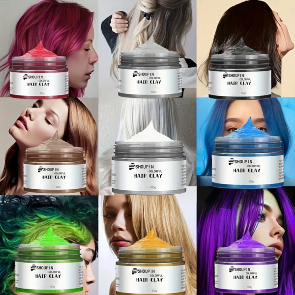 Hair Color Dye Cream Hair Dye Wax For Daily Party Cosplay Halloween DIY Hair Color Halloween Carnival/Mardi Gras/Masquerade - Image 2