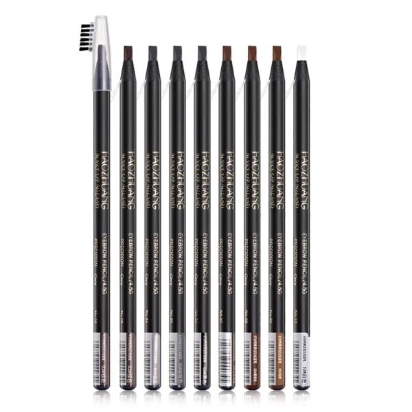 6/12pcs/Box Waterproof Eyebrow Pencil Pull Cord Peel-off Brow for Marking Outlining Tattoo Eyebrow Permanent Makeup Tools - Image 2