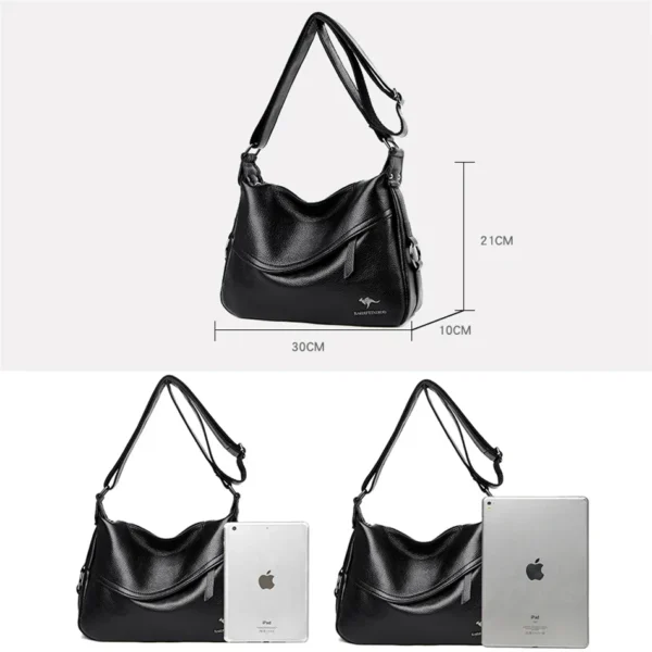 Genuine Brand Sac A Main Soft Leather Shoulder Bags for Women 2024 Luxury Women's Crossbody Bag Designer High Quality Handbags - Image 4