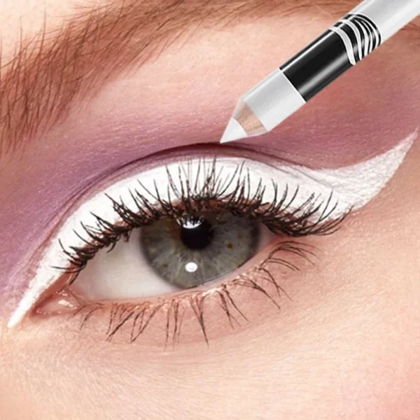 1PC New White Eyeliner Makeup Lasting Smooth Easy To Wear Eyes Brightener Waterproof Fashion Eyes Liner Pencils Eye Makeup Tools - Image 3