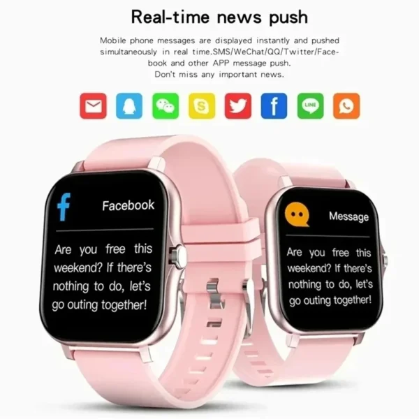 Smart Watch For Men Women Gift For Xiaomi Full Touch Screen Sport Fitness Watches BT Call Digital Smartwatch Wristwatch 2024 New - Image 4
