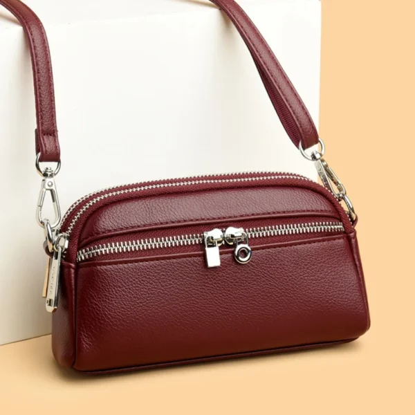 Two-layer Shoulder Mobile Phone Bags for Women Mom 2025 Purses Mother's Crossbody Small Clutch Coin Bag Sac A Main - Image 4