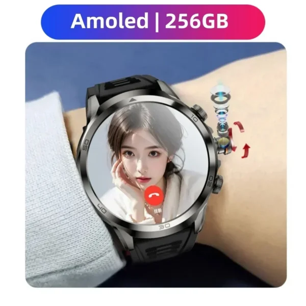 4G full network smartwatch H19 Android OS 900W rotating camera GPS WIFI Google Play Store Application Download smartwatch men - Image 3