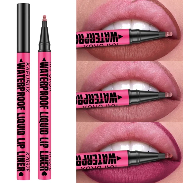 1PC Liquid Matte12-Color Lipliner Pencil Waterproof Plumping Stain Lipstick Natural Lip Liner Outline Lips Contour Makeup - Image 2