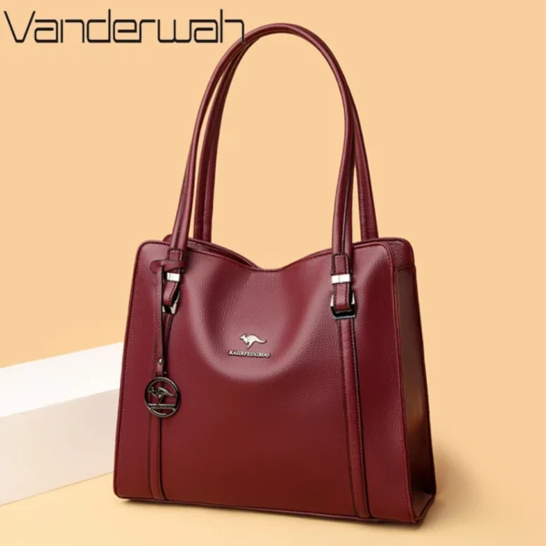 Genuine Brand High Quality Pu Leather Casual Tote Luxury Handbags Women Bags Designer Shoulder Top-handle Bags for Women Sac