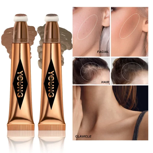 Multifunctional Liquid Blush Face Contour Highlight Eye Shadow Stick durable waterproof silky all-in-one creamy texture - Image 2