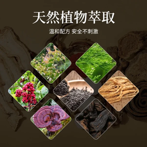 30g Multifunctional Hair Dye Shampoo Non-Irritating Plant Extract Natural Fast Hair Dye Shampoo for Female - Image 2