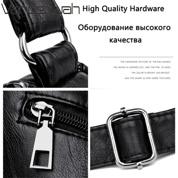 2024 Women Shoulder Bag Leather Luxury Handbags Women's Bags Designer Shoulder Crossbody Bag Female Fashion Female for Ladies - Image 5