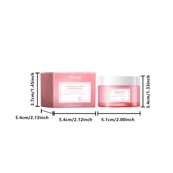Makeup Remover Balm for Face Cleanser Purifying Pores Shrinking Dry Non-tight Refreshing Moisturizing Skin Eye and Lip Cleanser - Image 2