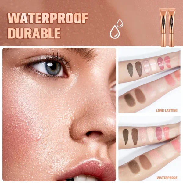 Liquid Contouring Highlighter Stick Matte Brightening Primer Highlighter Nose Shadow Silhouette Small V Face Blush Highlight - Image 3