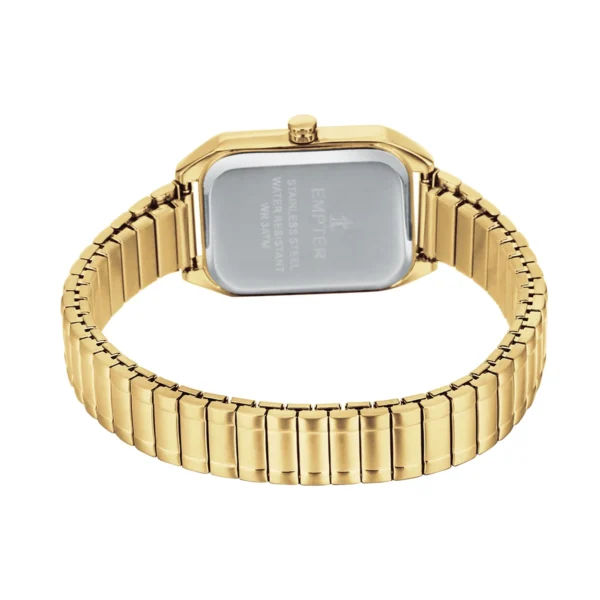 Small Gold Watches for Women Easy Read Ladies Quartz Wrist Watch with Stainless Steel Expansion Band,Waterproof. - Image 2