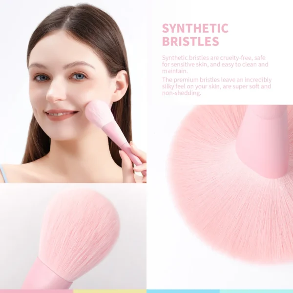 Docolor Dreaming Makeup brushes set 17pcs Professional Synthetic Hair Powder Foundation Blush Eyeshadow Make Up Brush Maquiagem - Image 4